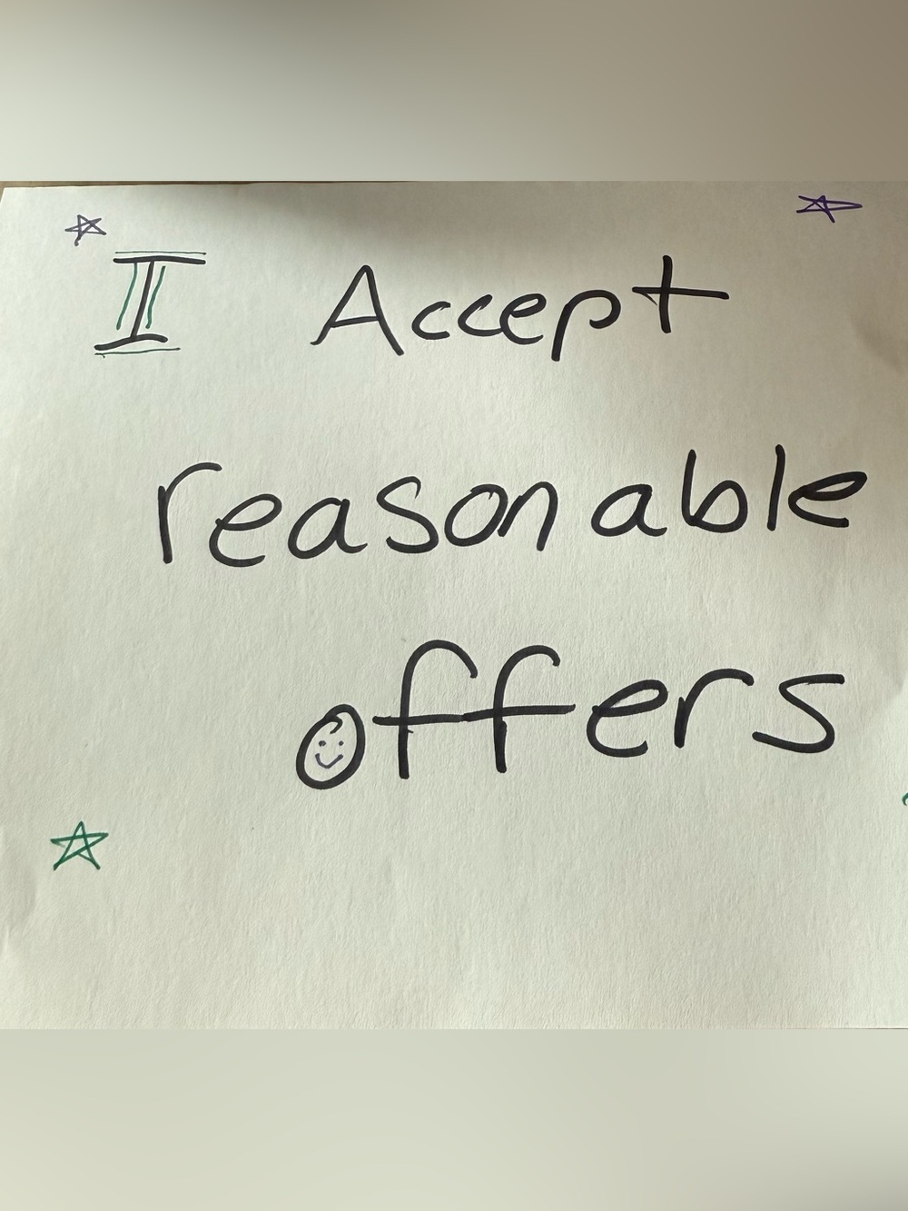 I accept reasonable offers 🖤💜🖤